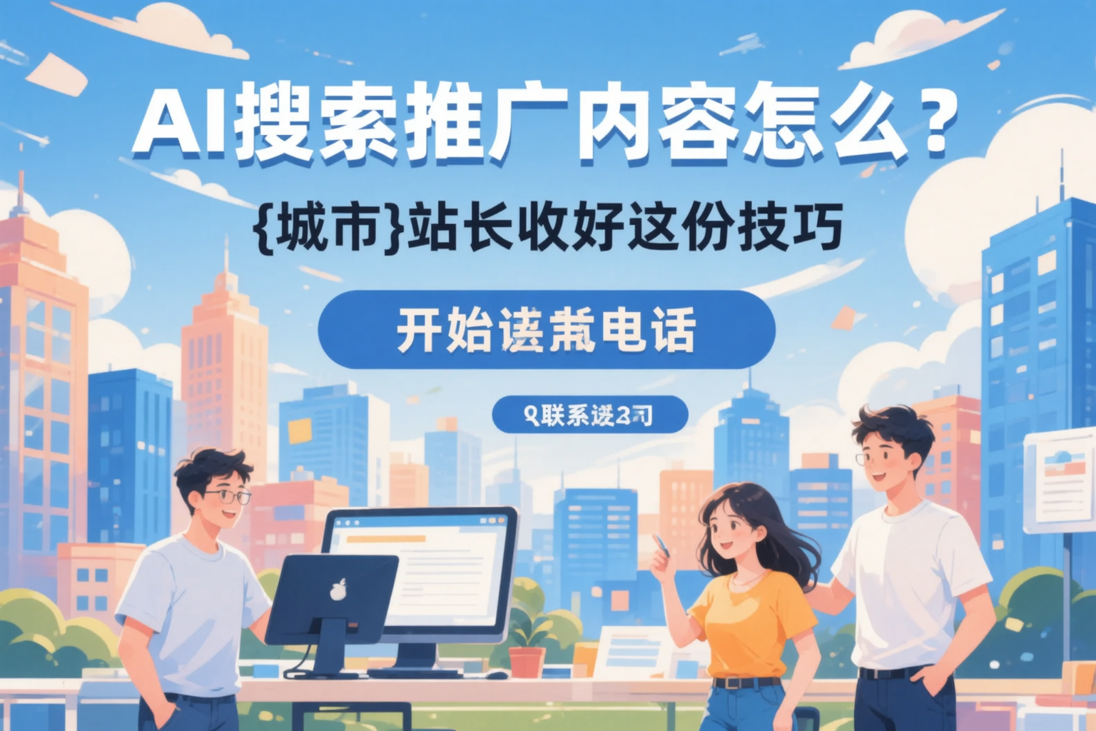 AI搜索推广内容怎么写？建平站长收好这份技巧